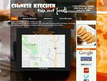 Tablet Screenshot of chinesekitchentakeout.com